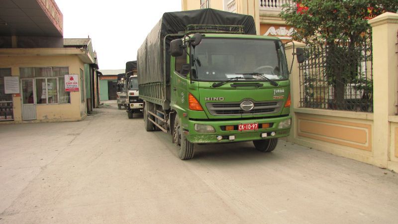 Đoàn xe xuất quân ngày đầu năm 2024